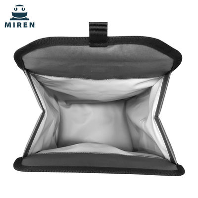 Reusable Folding Insulated Cooler Bag 6L Warna Dark Grey Untuk Pengawetan Makanan