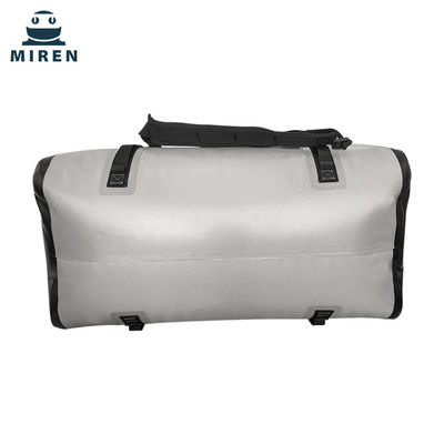 Tas Ransel Dry Bag Tahan Air 70 Liter Bahan TPU Warna Abu-abu Muda