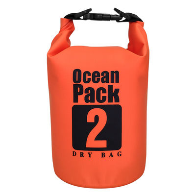 Tas Kering PVC Anti Bocor, Tas Tahan Air 2 Liter Untuk Kolam Memancing OEM