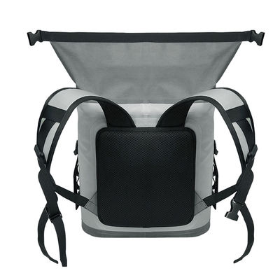 Tas Ransel Pendingin Non Woven Warna Abu-abu Muda Untuk Piknik Luar Ruangan