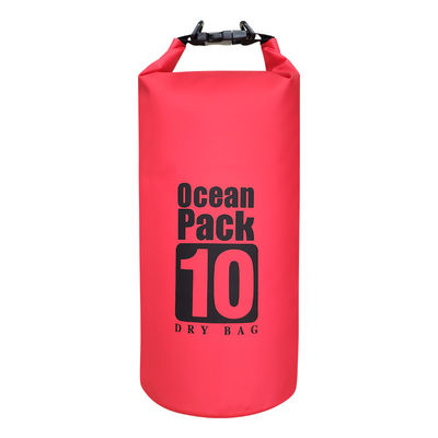 500D PVC Soft Water Resistant Dry Bag 10 Liter Untuk Olahraga Memancing ODM