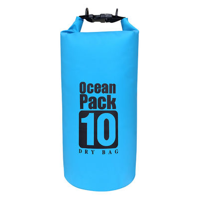 500D PVC Soft Water Resistant Dry Bag 10 Liter Untuk Olahraga Memancing ODM