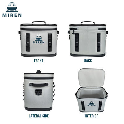 Hot Market Disesuaikan 30 kaleng Kapasitas Besar Soft Cooler Bag Dengan Lensa Kebocoran 840D TPU Shell Dan Lining