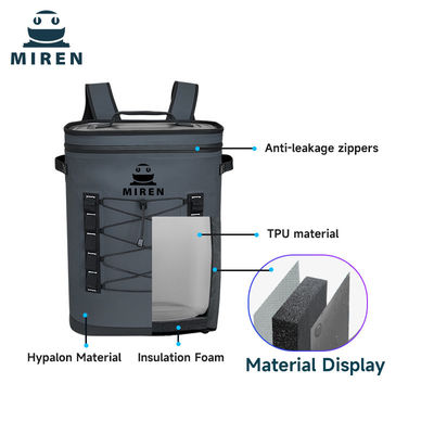 36 Bisa Kapasitas Soft Cooler Backpack Waterproof Isolated Backpack Cooler dengan lapisan anti bocor