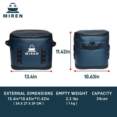 Zip adalah 14L Square Hopper Cooler dengan lapisan anti bocor yang bisa menahan 24 kaleng bir!