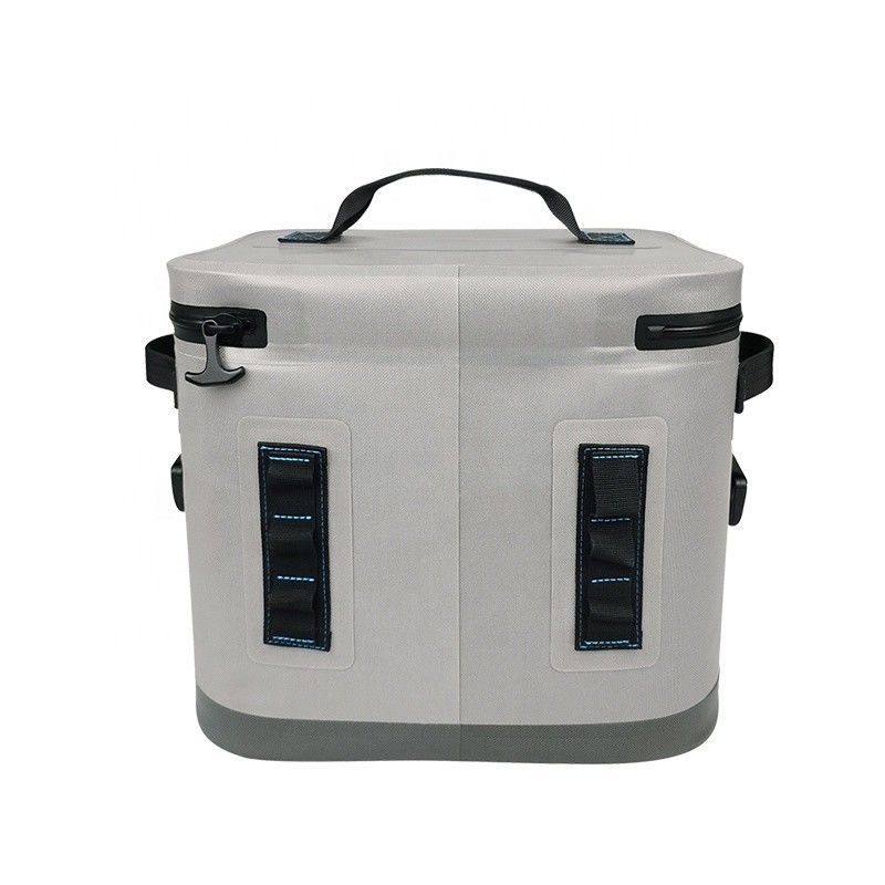 Ransel Terisolasi Tahan Air yang Disesuaikan Cooler Warna Abu-abu Terang Untuk Piknik