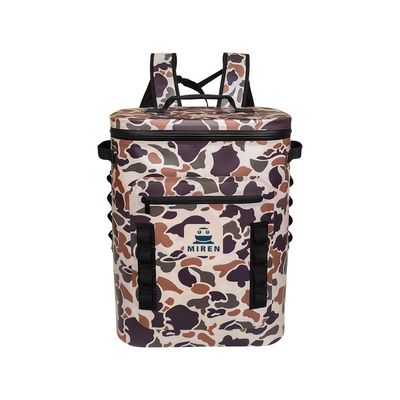 Outdoor TPU 36 Can Cooler Bag, Kamuflase Cooler Backpack Untuk Camping Hiking